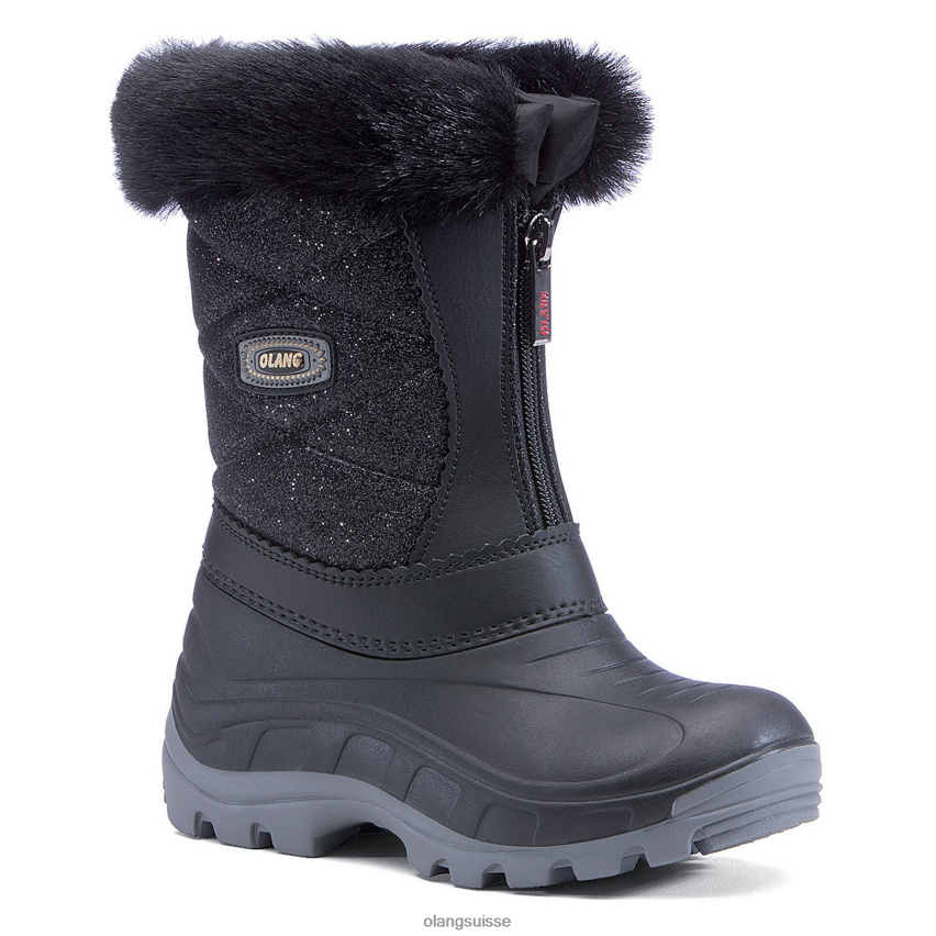 Olang enfants Nancy Lux chaussure rencontré noir ZTN0T6118