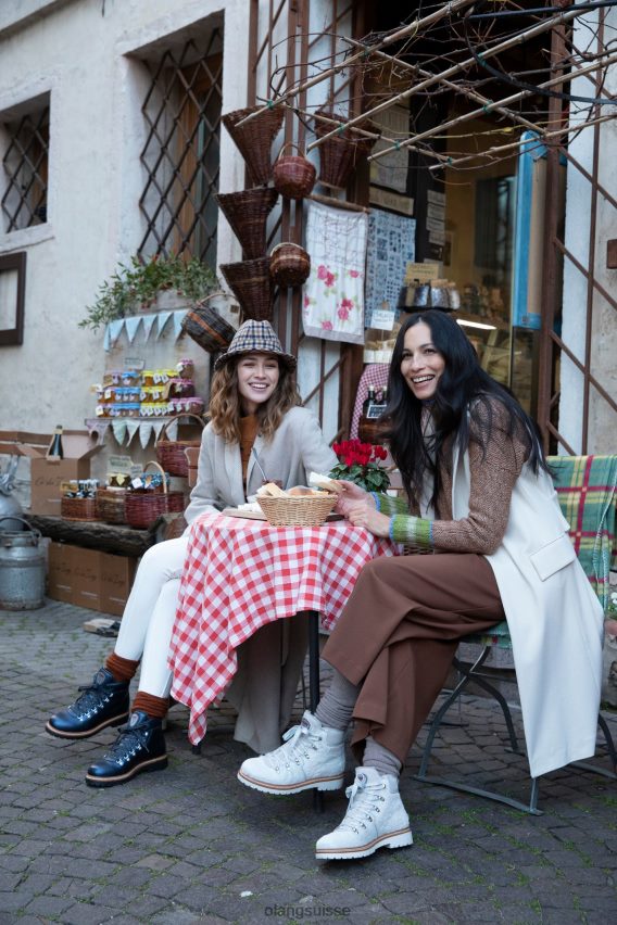 Olang femmes Lima chaussure points noirs ZTN0T650