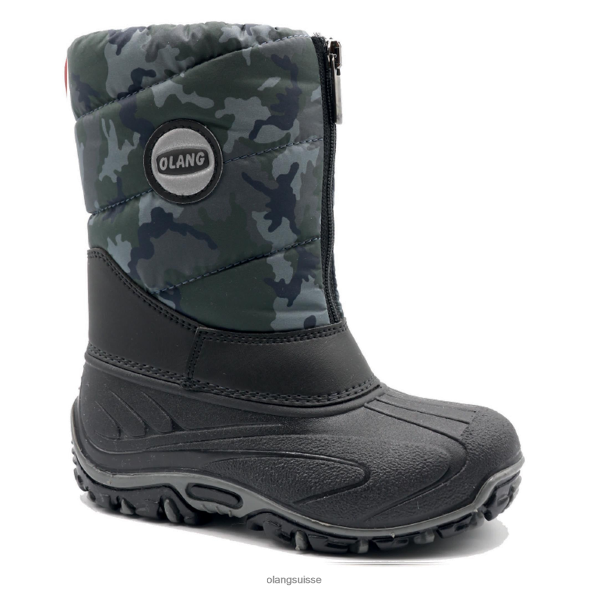 Olang femmes bmx chaussure camouflage bleu ZTN0T682