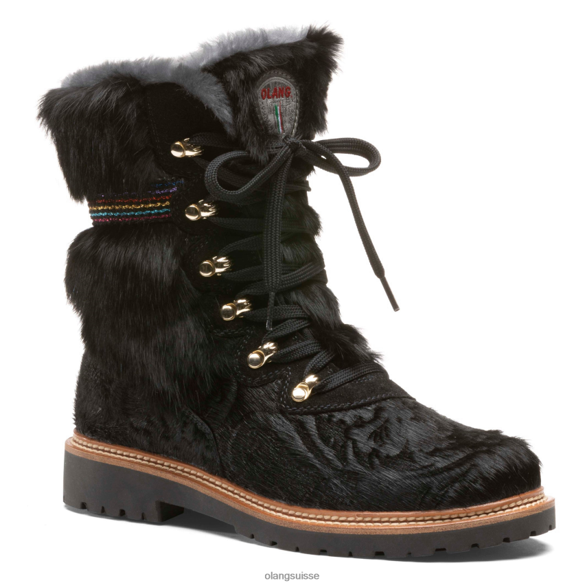 Olang femmes fiore chaussure noir ZTN0T654