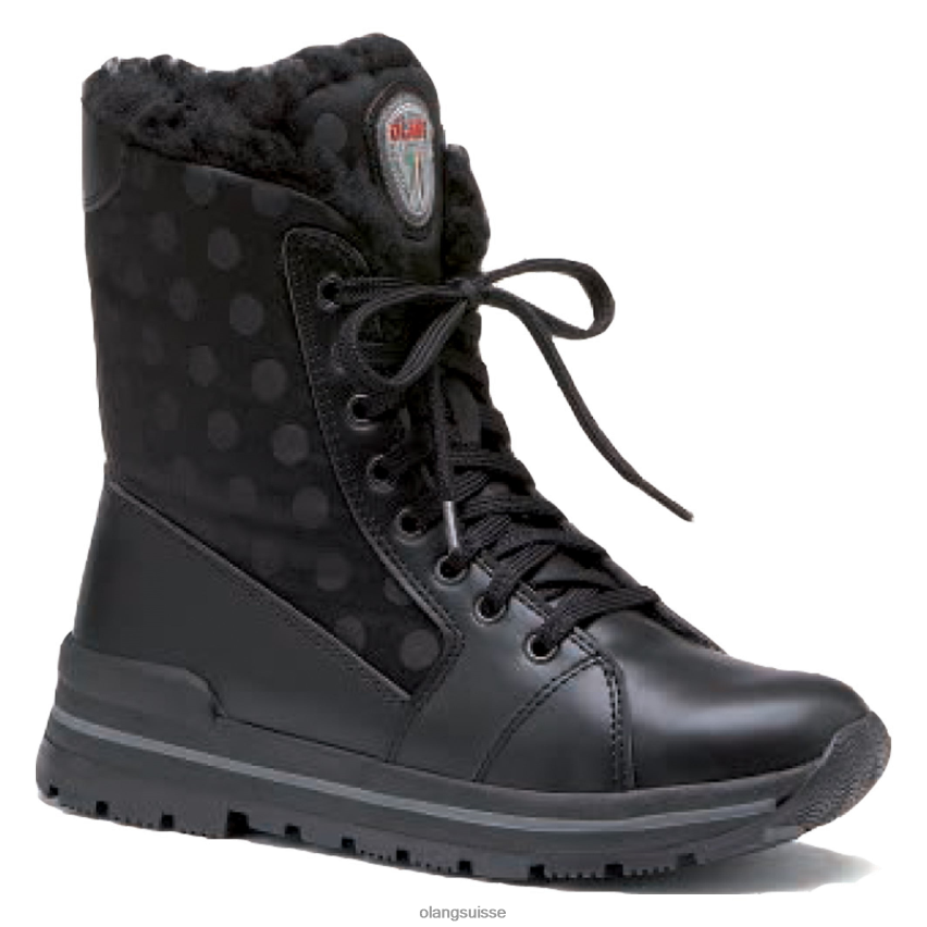 Olang femmes hébéter chaussure noir ZTN0T657